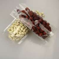 Clear plastic zipper bag cheap wholesales soya bean stand up pouch