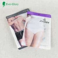 High Quality And Colorful Zip Custom Plastic Bag For Underwear