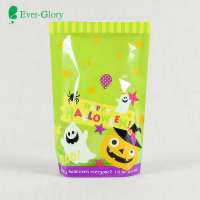 Stand Up Pouch Plastic Film Bag PE Toy Bag Plastic Sachet Packaging for HalloweenToy Halloween Gift Pouch