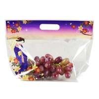 Super Printed Convenient Punching Hole Laminated opp cpp grape packing bag